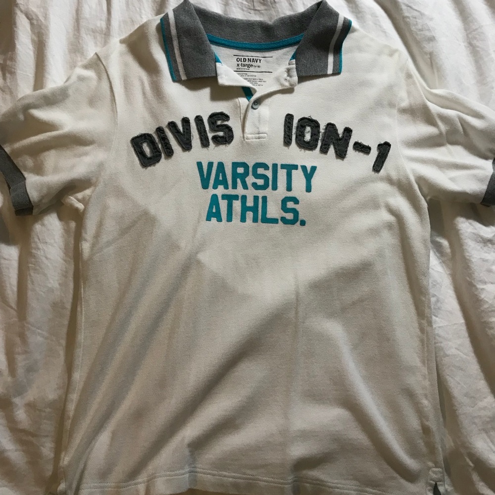 White and Gray Polo
